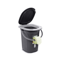 Produktbild för GreenBlue GB320 portabel campingtoalett WC-bhink 19L med han...