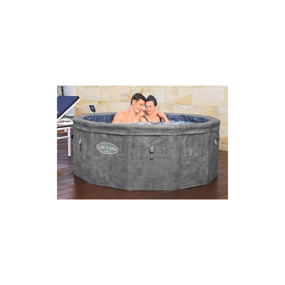Produktbild för Bestway Lay-Z-Spa 6001V, 850 L, 6 person(er), Rund, Bubbel/J...