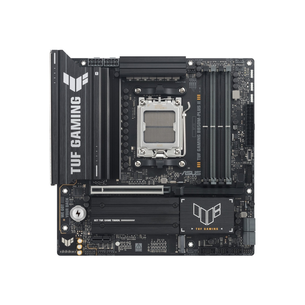 Produktbild för ASUS TUF GAMING B850M-PLUS II - moderkort - micro ATX - Socket AM5 - AMD B850
