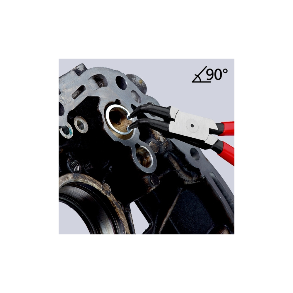 Produktbild för Knipex 44 21 J21, Låsringstång, Kromvanadinstål, Plast, Röd,...