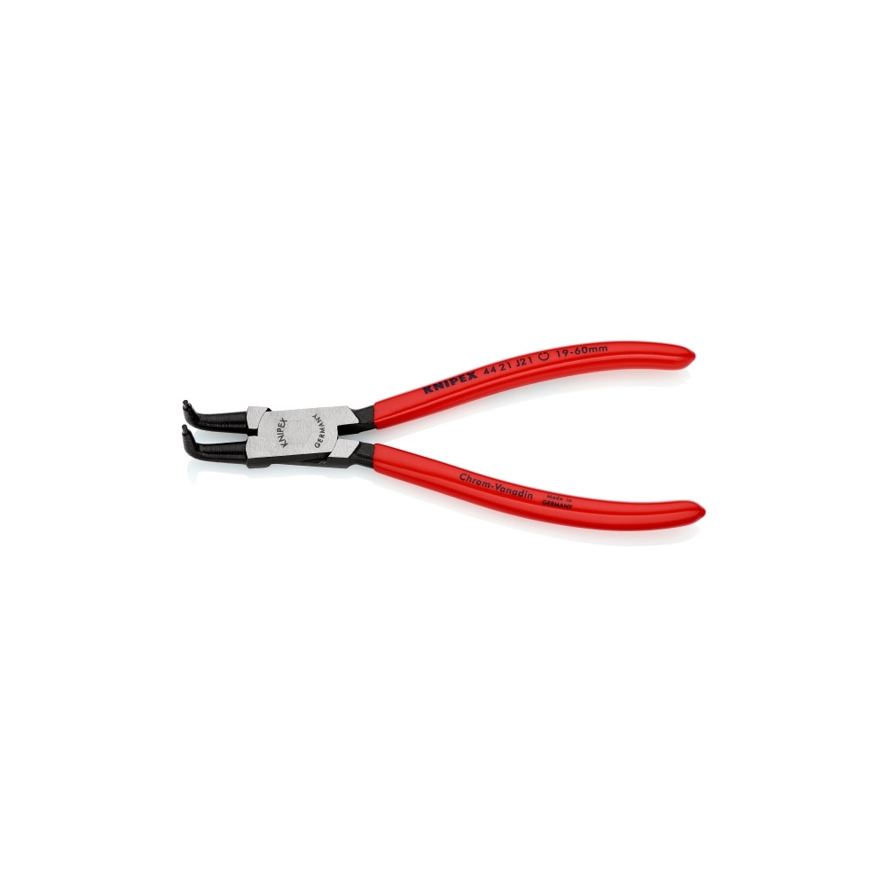 Produktbild för Knipex 44 21 J21, Låsringstång, Kromvanadinstål, Plast, Röd,...