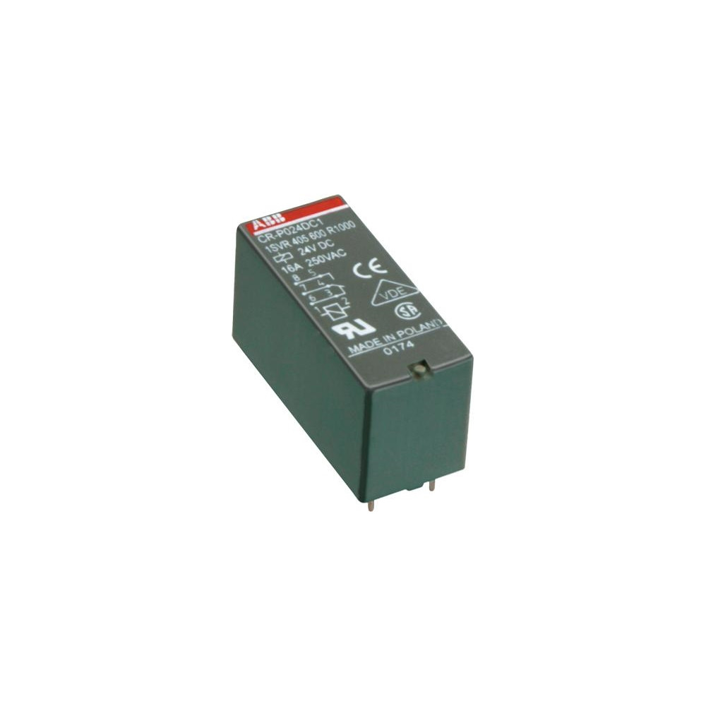 Produktbild för ABB CR-P230AC1, Gränssnittsrelä, Grå, 24 V, 16 A, IP67, IEC/...