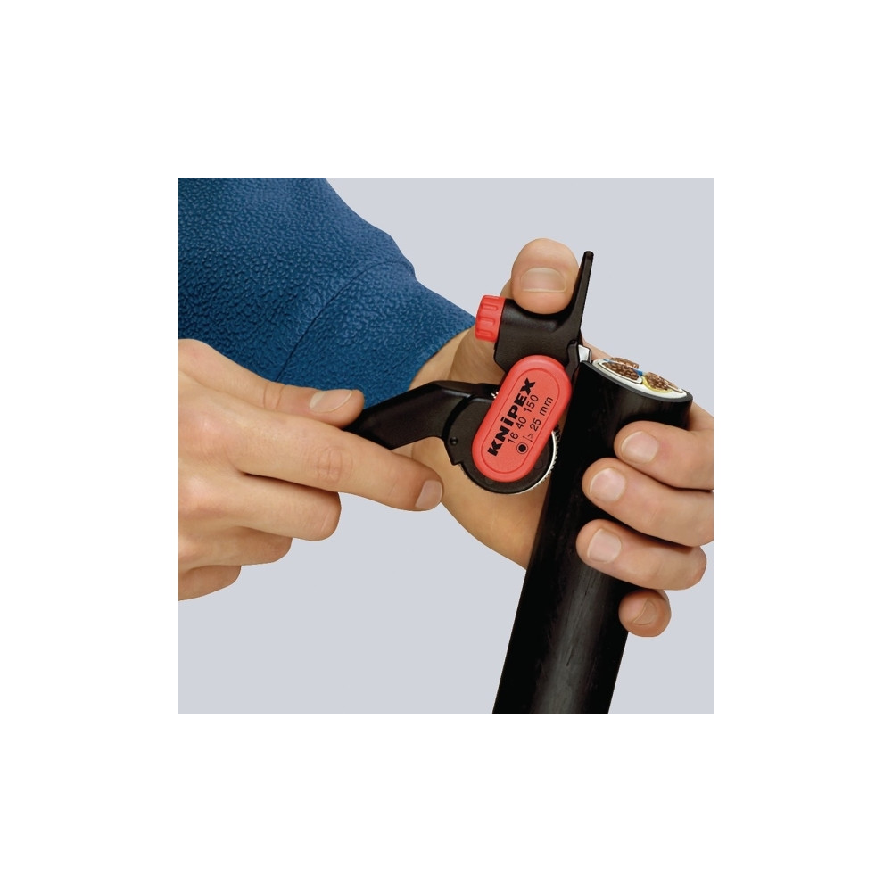 Produktbild för Knipex 16 40 150 SB, Handdriven kabelavbitare, Svart, Svart,...