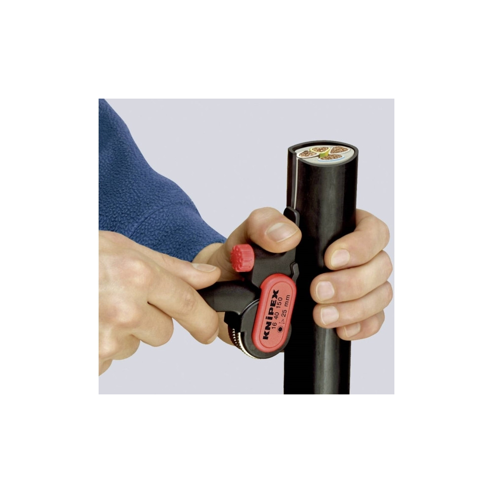 Produktbild för Knipex 16 40 150 SB, Handdriven kabelavbitare, Svart, Svart,...