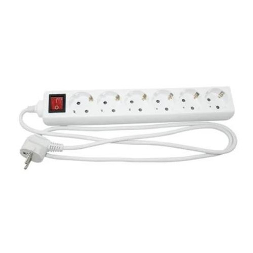 Solar Plus Grenuttag / förgreningsdosa 10A Schuko 6 uttag med jord och...