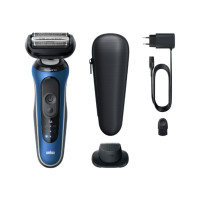 Produktbild för Braun 62-B1200s, Folierakapparat, Svart, Blå, Rostfritt stål...