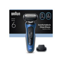 Produktbild för Braun 62-B1200s, Folierakapparat, Svart, Blå, Rostfritt stål...