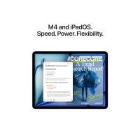 Produktbild för Apple 11-inch iPad Air M4 Wi-Fi + Cellular - surfplatta - 128 GB - 11" - 3G, 4G, 5G