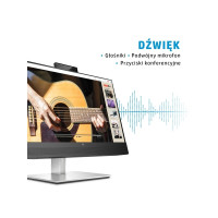 Produktbild för HP E24mv G4 Conferencing Monitor - E-Series - LED-skärm - Full HD (1080p) - 24"
