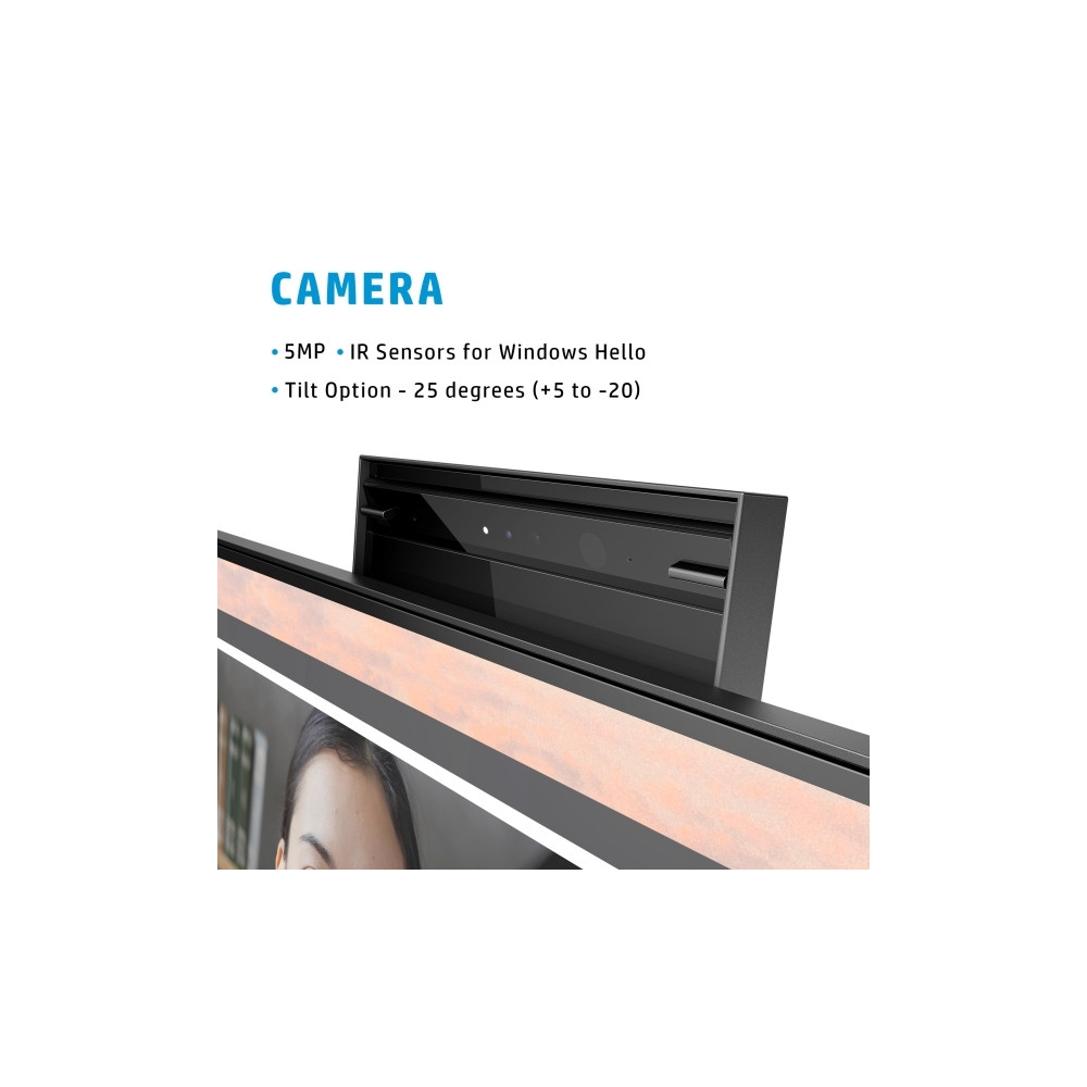 Produktbild för HP E24mv G4 Conferencing Monitor - E-Series - LED-skärm - Full HD (1080p) - 24"