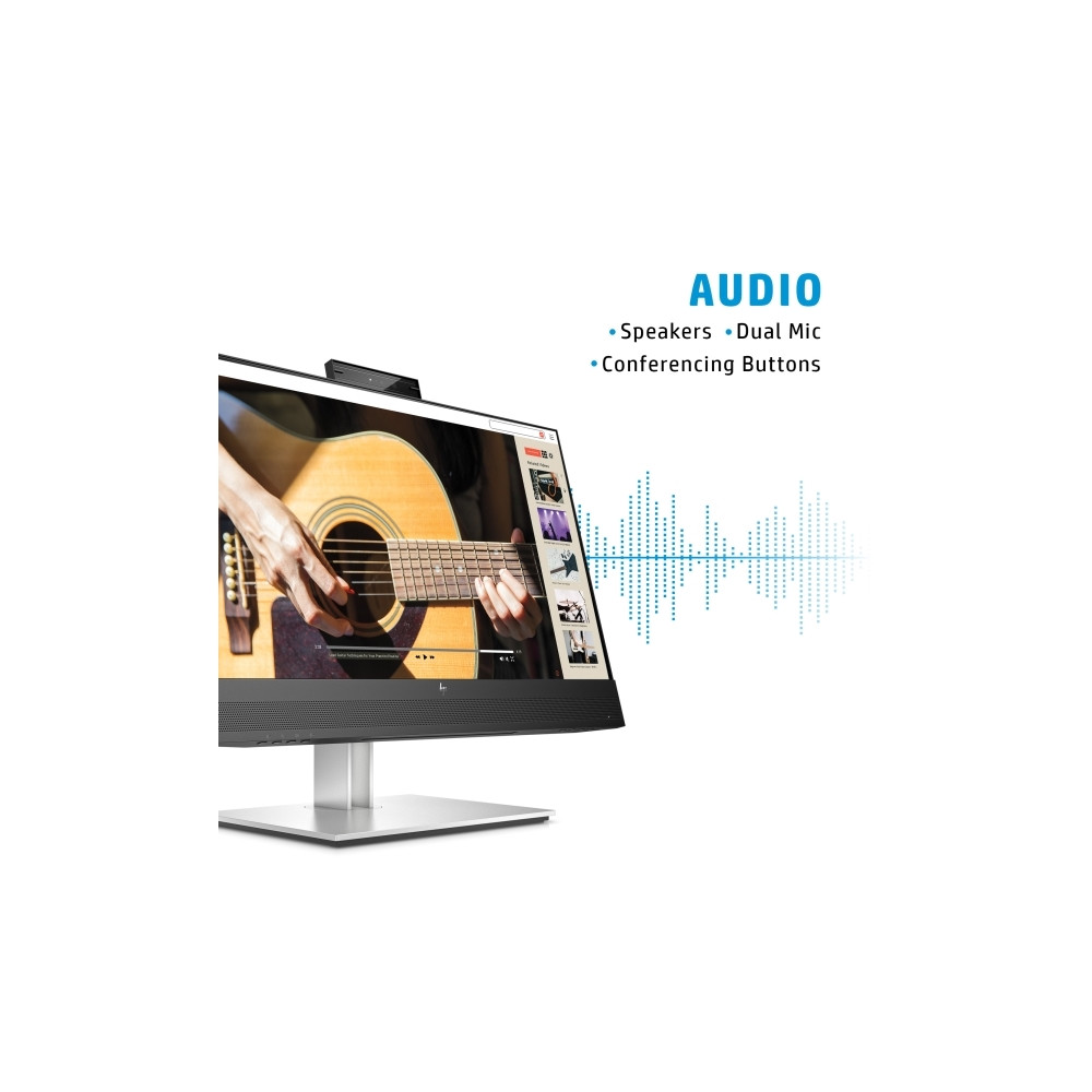 Produktbild för HP E24mv G4 Conferencing Monitor - E-Series - LED-skärm - Full HD (1080p) - 24"