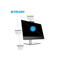 Produktbild för HP E24mv G4 Conferencing Monitor - E-Series - LED-skärm - Full HD (1080p) - 24"