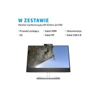 Produktbild för HP E24mv G4 Conferencing Monitor - E-Series - LED-skärm - Full HD (1080p) - 24"