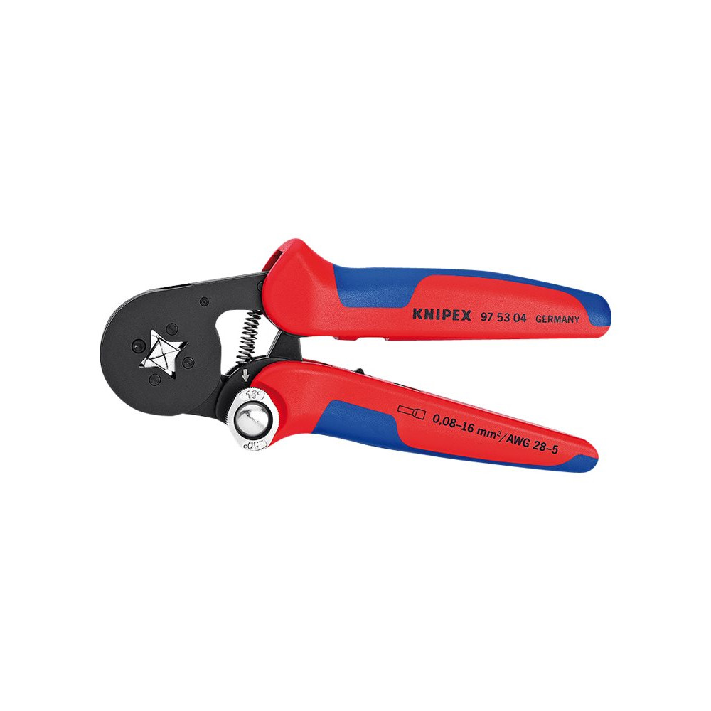 Produktbild för KNIPEX Self-Adjusting Crimping Pliers - hopfalsningsverktyg