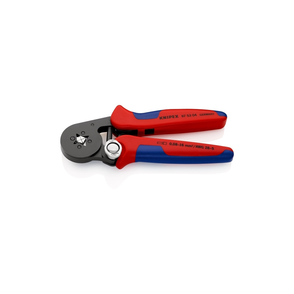 Produktbild för KNIPEX Self-Adjusting Crimping Pliers - hopfalsningsverktyg