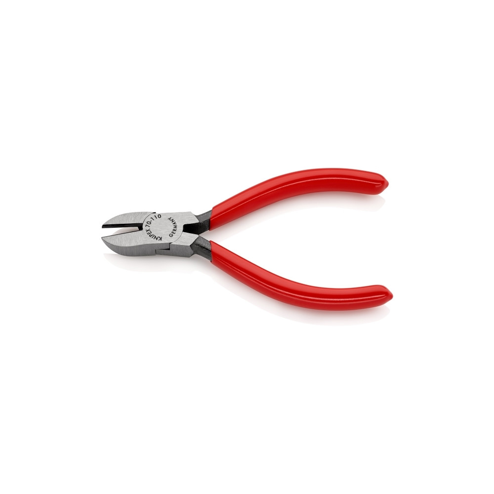 Produktbild för Knipex 70 01 110, Avbitartång, Stål, Plast, Röd, 110 mm, 80...