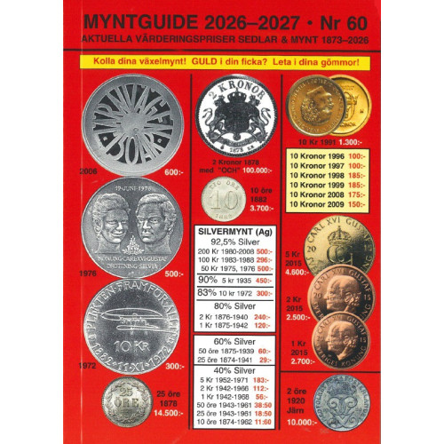 Archie Tonkin Myntguide nr 60 : 2026-2027 Jubileumsutgåva (häftad)