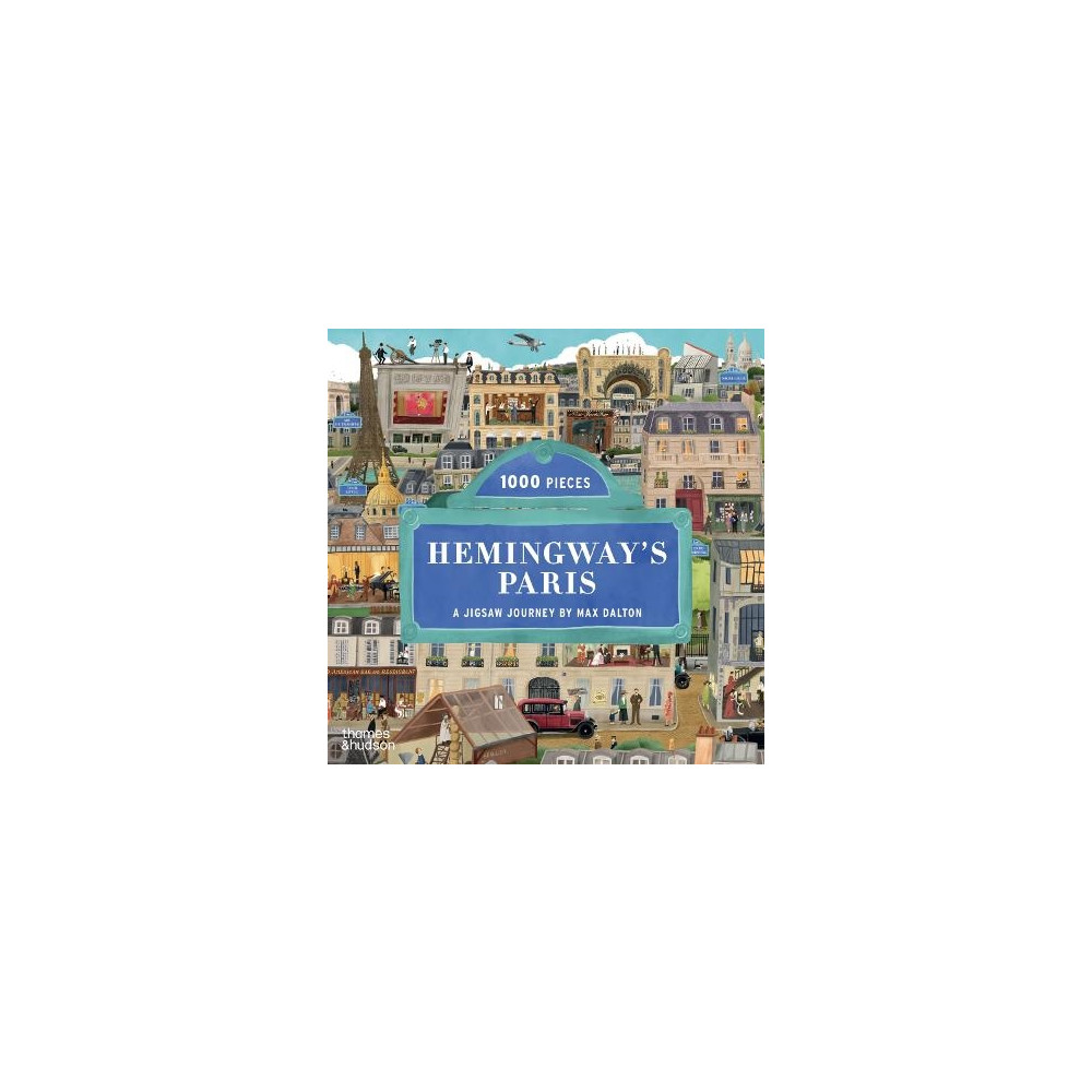 Produktbild för Pussel Hemingway's Paris 1000 bitar