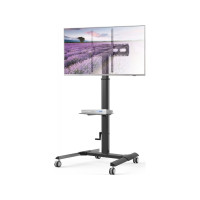 Produktbild för TECHly vagn - för LCD-TV - with shelf - svart