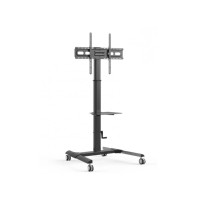 Produktbild för TECHly vagn - för LCD-TV - with shelf - svart