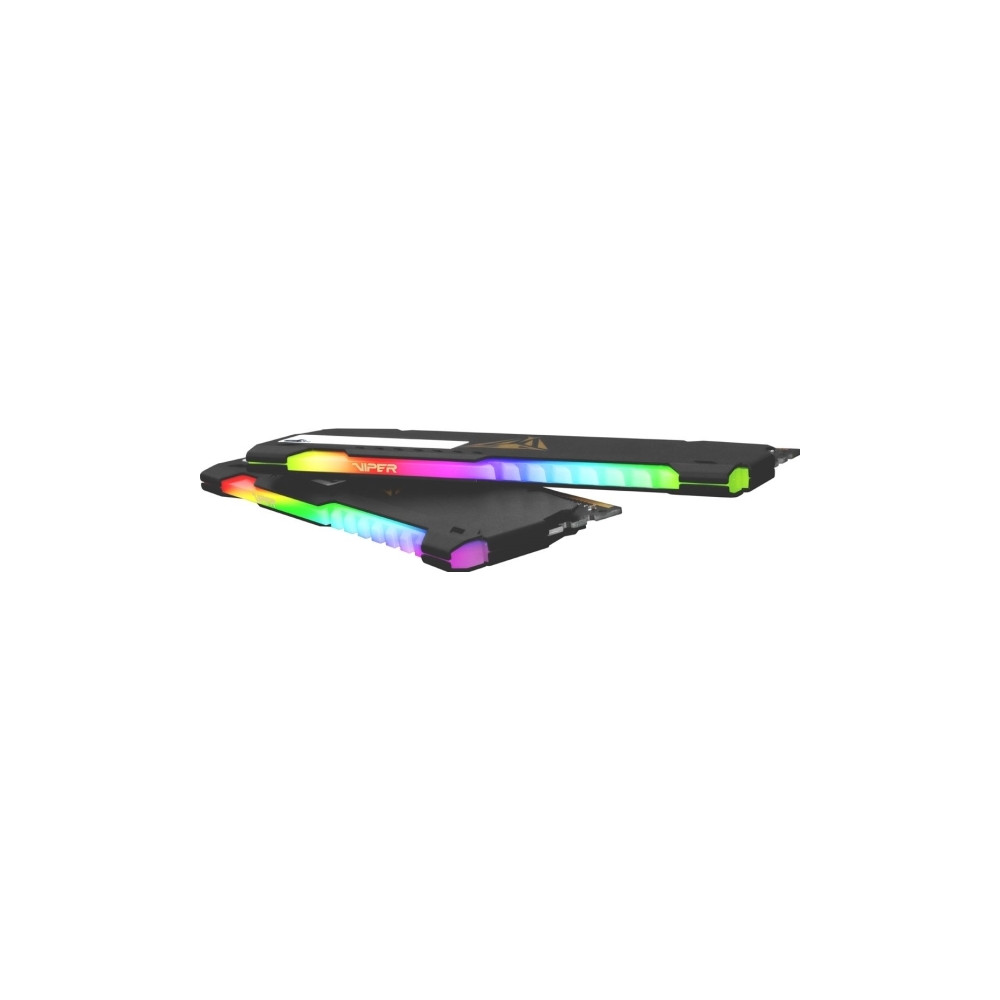 Produktbild för Patriot Viper Steel RGB - DDR4 - sats - 32 GB: 2 x 16 GB - DIMM 288-pin / PC4-28800 - ej buffrad