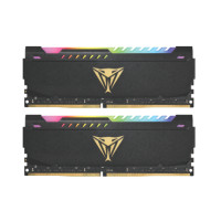 Produktbild för Patriot Viper Steel RGB - DDR4 - sats - 32 GB: 2 x 16 GB - DIMM 288-pin / PC4-28800 - ej buffrad