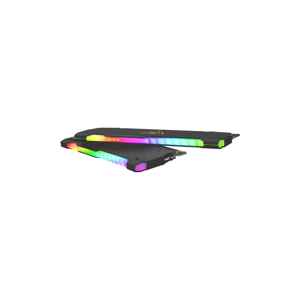Produktbild för Patriot Viper Steel RGB - DDR4 - sats - 32 GB: 2 x 16 GB - DIMM 288-pin / PC4-28800 - ej buffrad