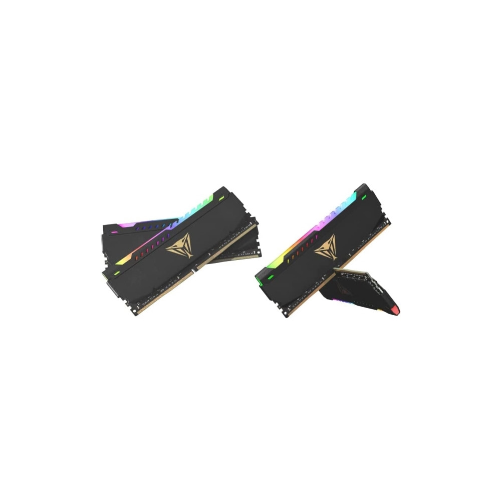 Produktbild för Patriot Viper Steel RGB - DDR4 - sats - 32 GB: 2 x 16 GB - DIMM 288-pin / PC4-28800 - ej buffrad