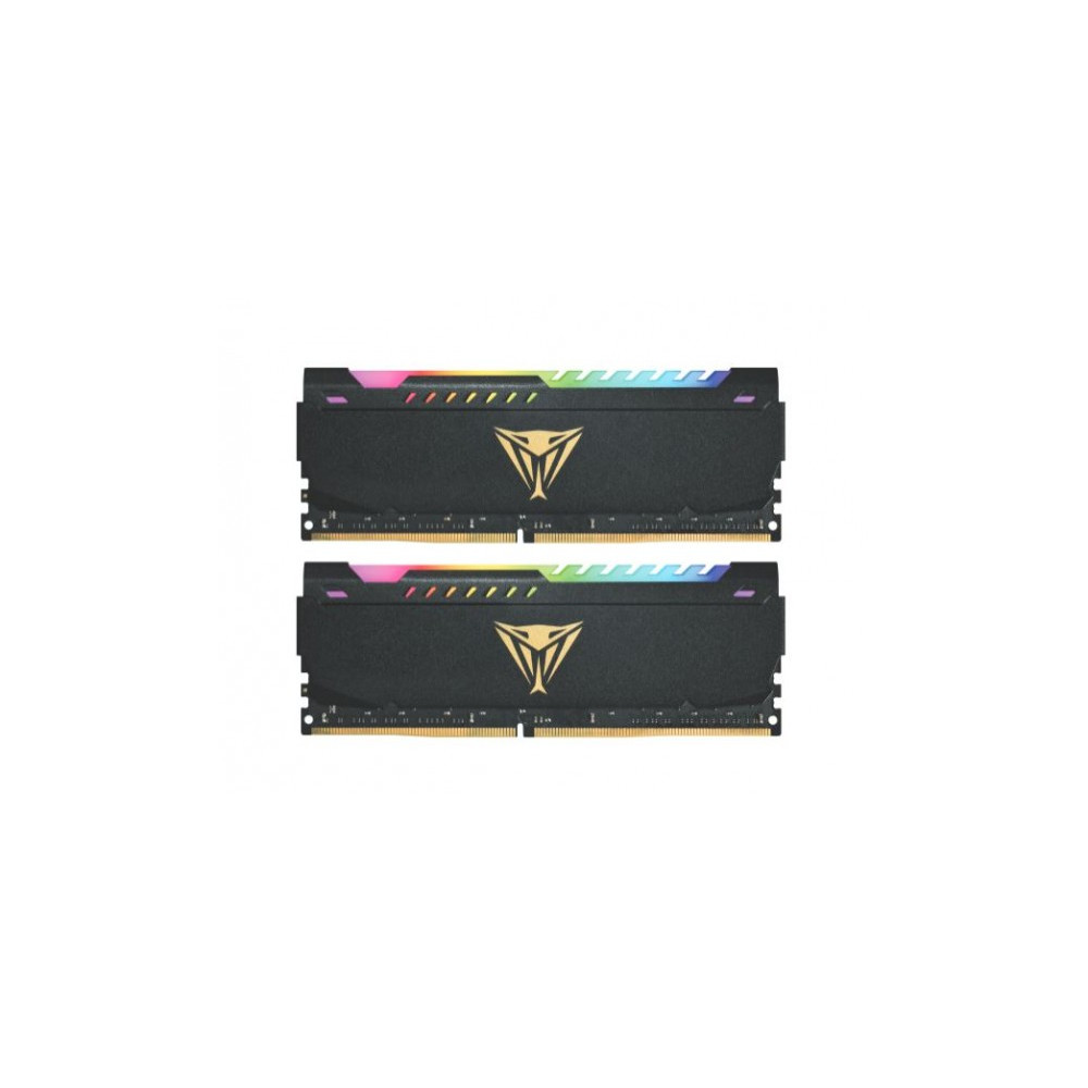 Produktbild för Patriot Viper Steel RGB - DDR4 - sats - 32 GB: 2 x 16 GB - DIMM 288-pin / PC4-28800 - ej buffrad