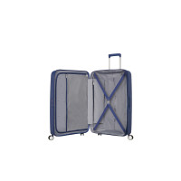 Produktbild för American Tourister Soundbox, Spinner, Blå, Polypropylen (PP)...