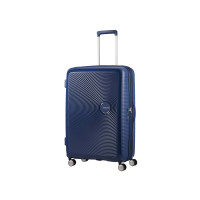 Produktbild för American Tourister Soundbox, Spinner, Blå, Polypropylen (PP)...