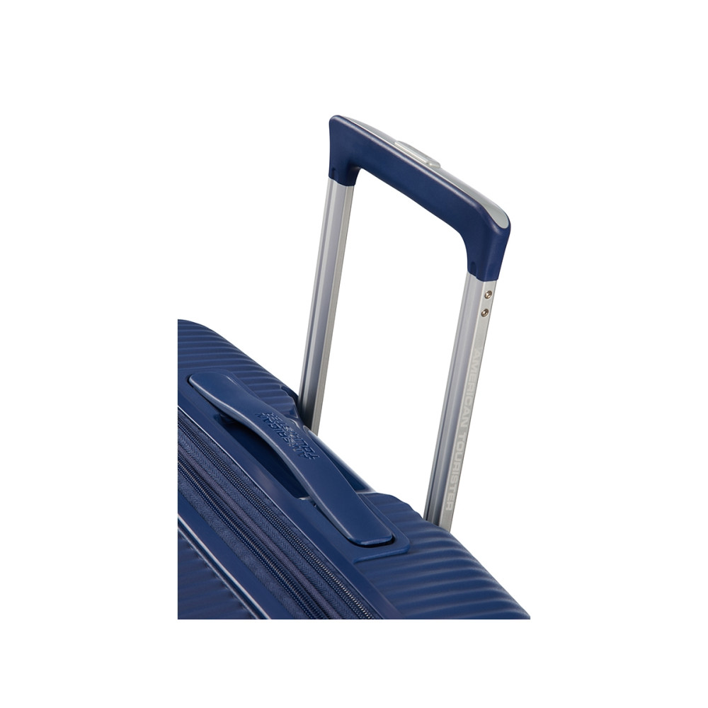 Produktbild för American Tourister Soundbox, Spinner, Blå, Polypropylen (PP)...