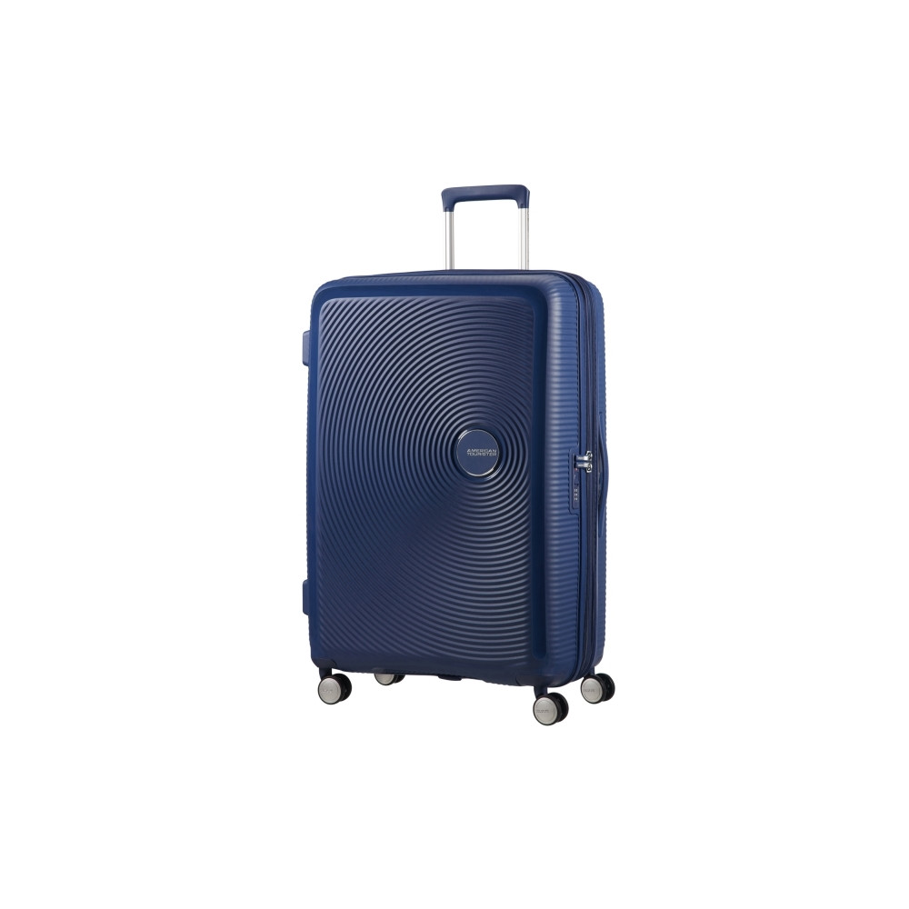 Produktbild för American Tourister Soundbox, Spinner, Blå, Polypropylen (PP)...