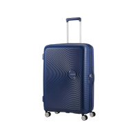Produktbild för American Tourister Soundbox, Spinner, Blå, Polypropylen (PP)...