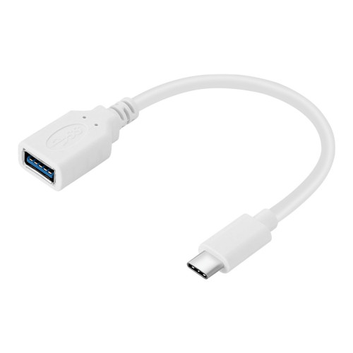 Sandberg - USB typ C-adapter - USB typ A till USB-C - 10 cm - Adaptrar & Hubbar