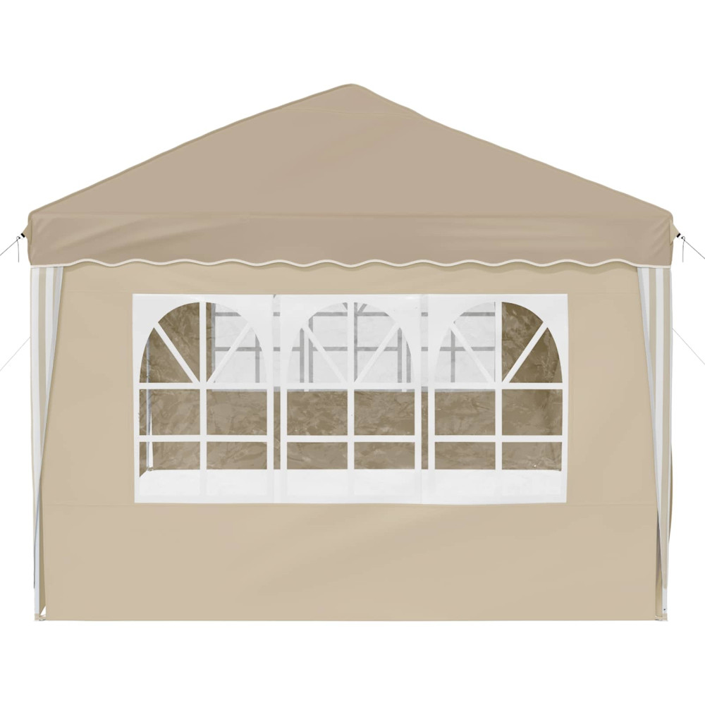 Produktbild för Pop-up Partytält 575 x 288 x 245 cm Gräddvit
