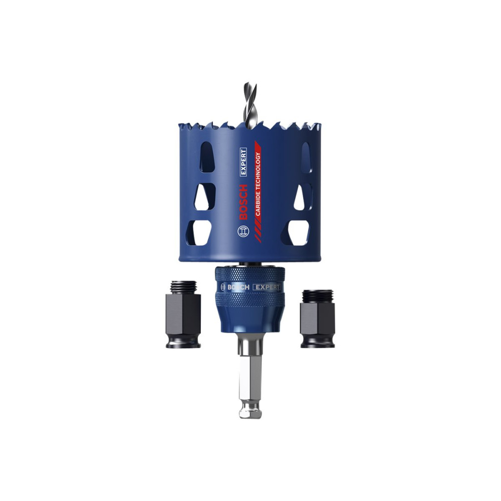 Produktbild för Bosch Expert Tough Material Starter set - hole saw - för plast, tegel, soft tile, stainless steel sheets, wood with metal