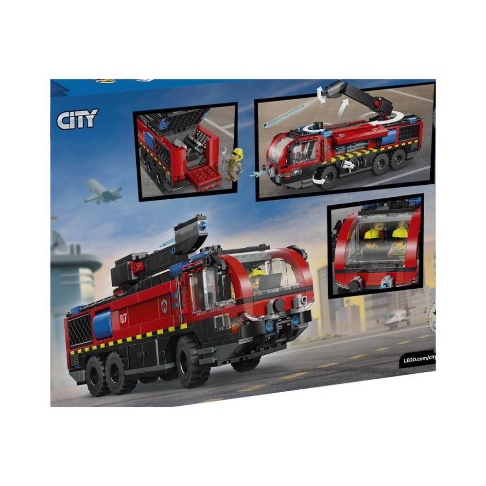 Produktbild för LEGO City 60499 - Flygplatsbrandbil - byggsats