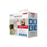 Produktbild för reer 72040, Barnlås till skåp, 3 styck, Vit, Låda, Plast, EN...