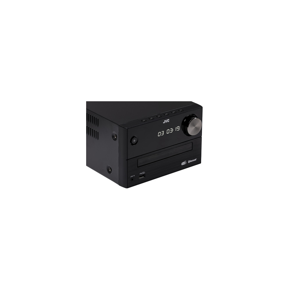 Produktbild för JVC UX-C25DAB, Hemmaljud mikrosystem, Svart, 1 diskar, 14 W,...