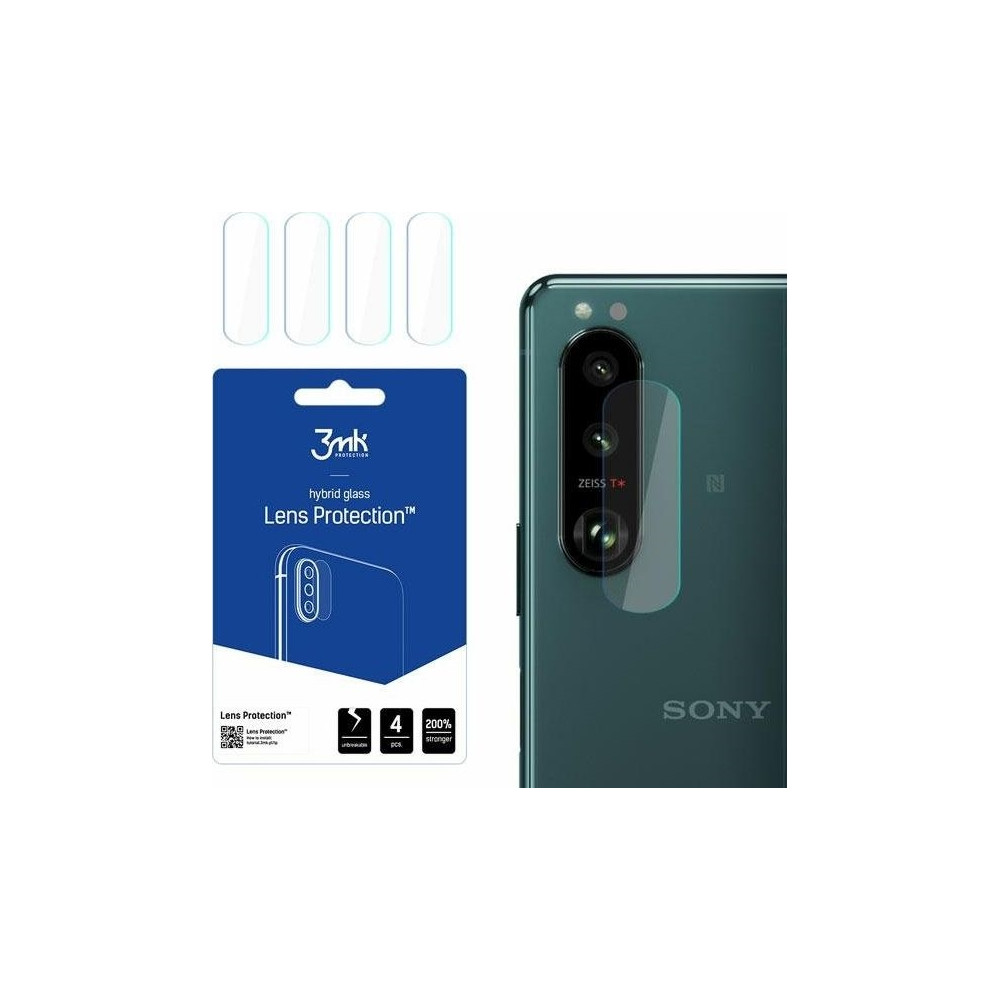 Produktbild för 3MK hybridglas för kameralins 3MK Lens Protection Sony Xperi...