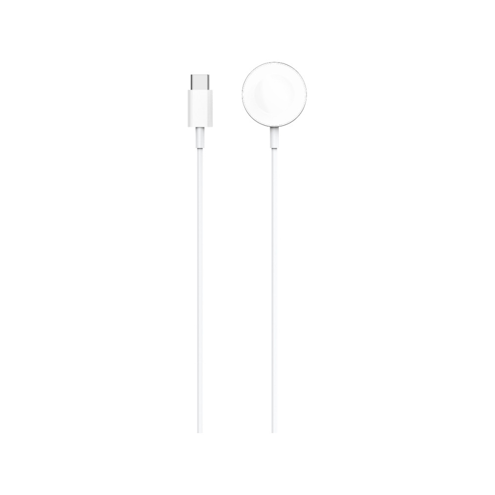 Produktbild för Wave Qi laddningskabel med magnet för Apple Watch, vit/silve...