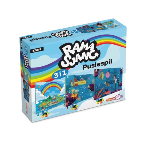Ramasjang Ramasjang pussel 3-i-1 Havsbotten