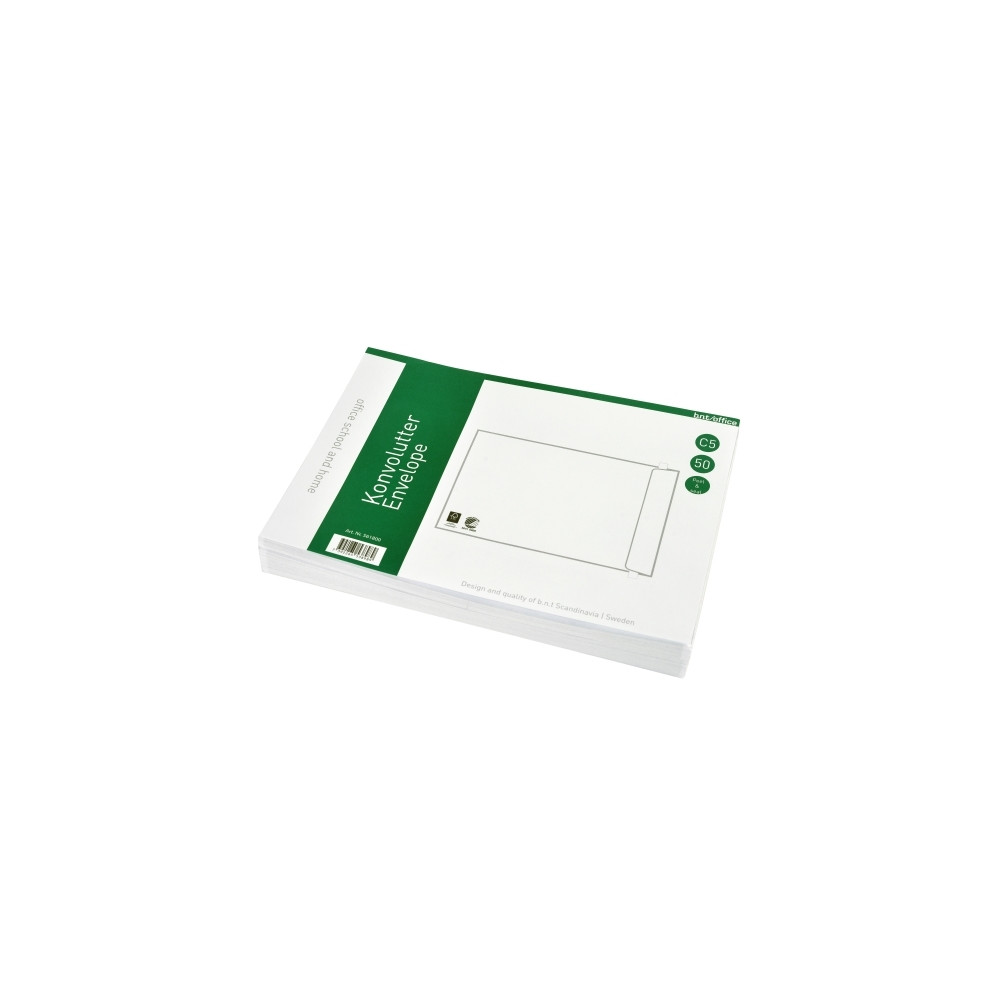 Produktbild för Kuverter C5P 80g Peel & Seal 162x229 mm hvid