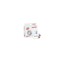 Produktbild för METO prisetiketter 32x19 mm vita, permanent självhäftande