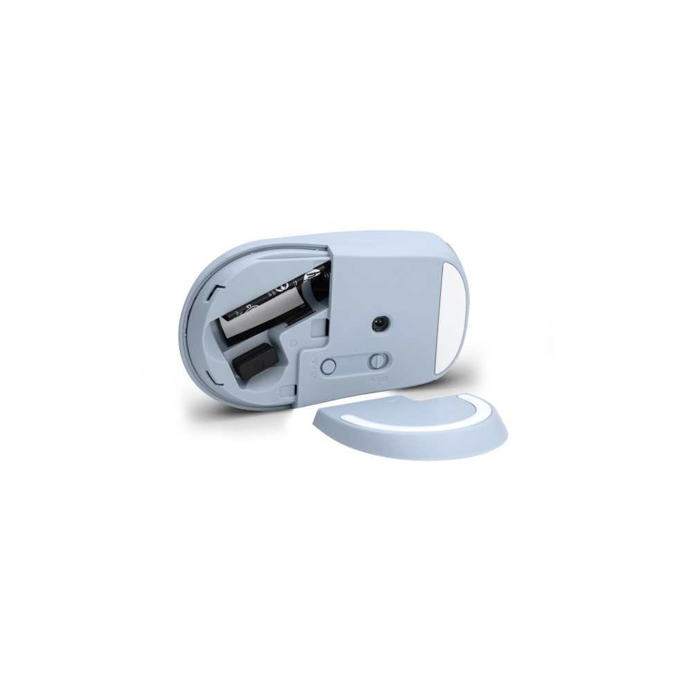 Produktbild för HP 410 - mus - tyst - Bluetooth - blå