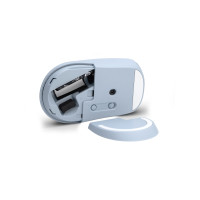 Produktbild för HP 410 - mus - tyst - Bluetooth - blå