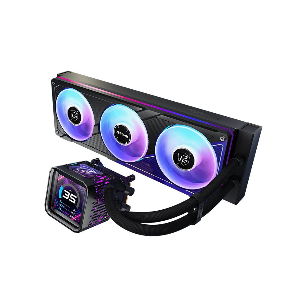 Produktbild för ASRock Phantom Gaming 360 LCD - kylsystem med vätska till processorn