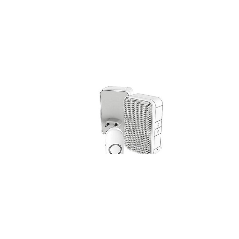 Produktbild för DC311NP2 trådlös dörrklocka kit plug-in 230V 150 meter 4 ton...
