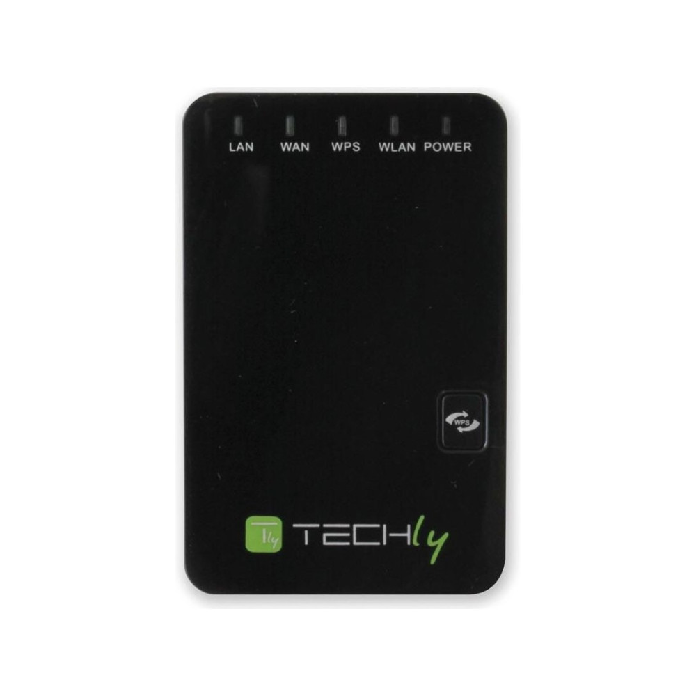 Produktbild för TECHly Wall Plug Wireless Router 300N Wall Repeater2 - trådlös router - Wi-Fi - vägginsticksbar